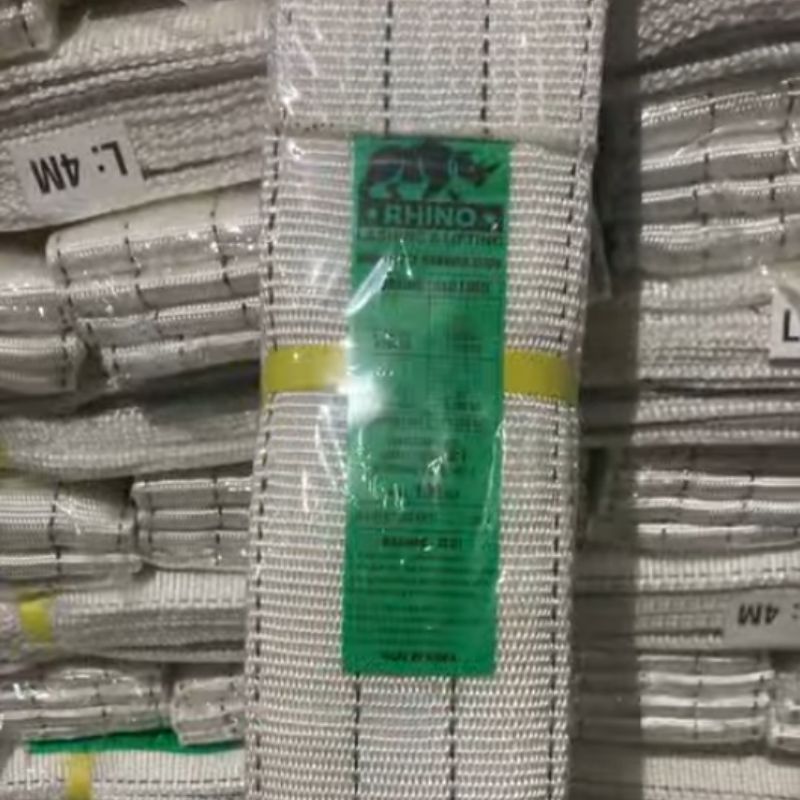 Dây cẩu trắng 5:1 - 10cm - 4 Tấn Dây cẩu trắng 5:1 - 10cm - 4 Tấn